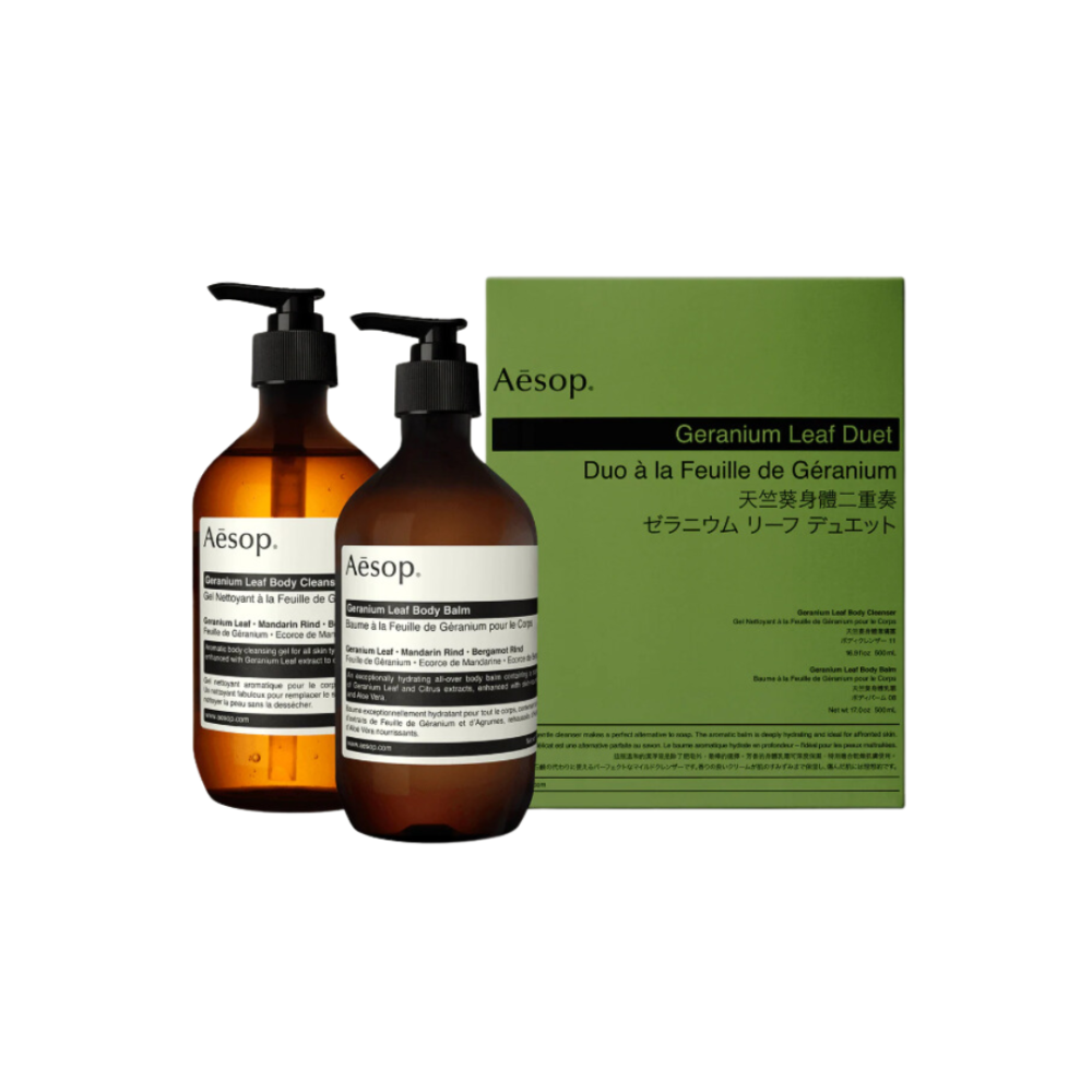 Aesop伊索 天竺葵身體二重奏  沐浴乳 身體乳-細節圖2