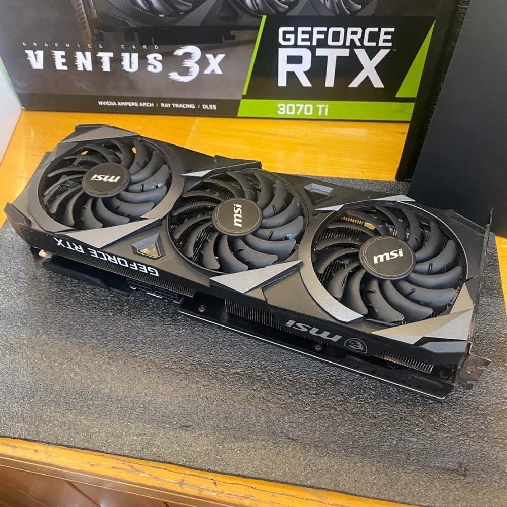 二手品MSI GeForce RTX™ 3070 Ti VENTUS 3X 8G OC NVDIA RTX架構顯卡