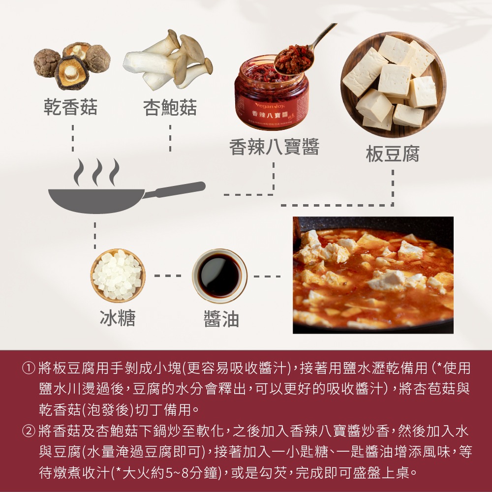 【VeganJoy】香辣八寶醬125g｜純素-細節圖6