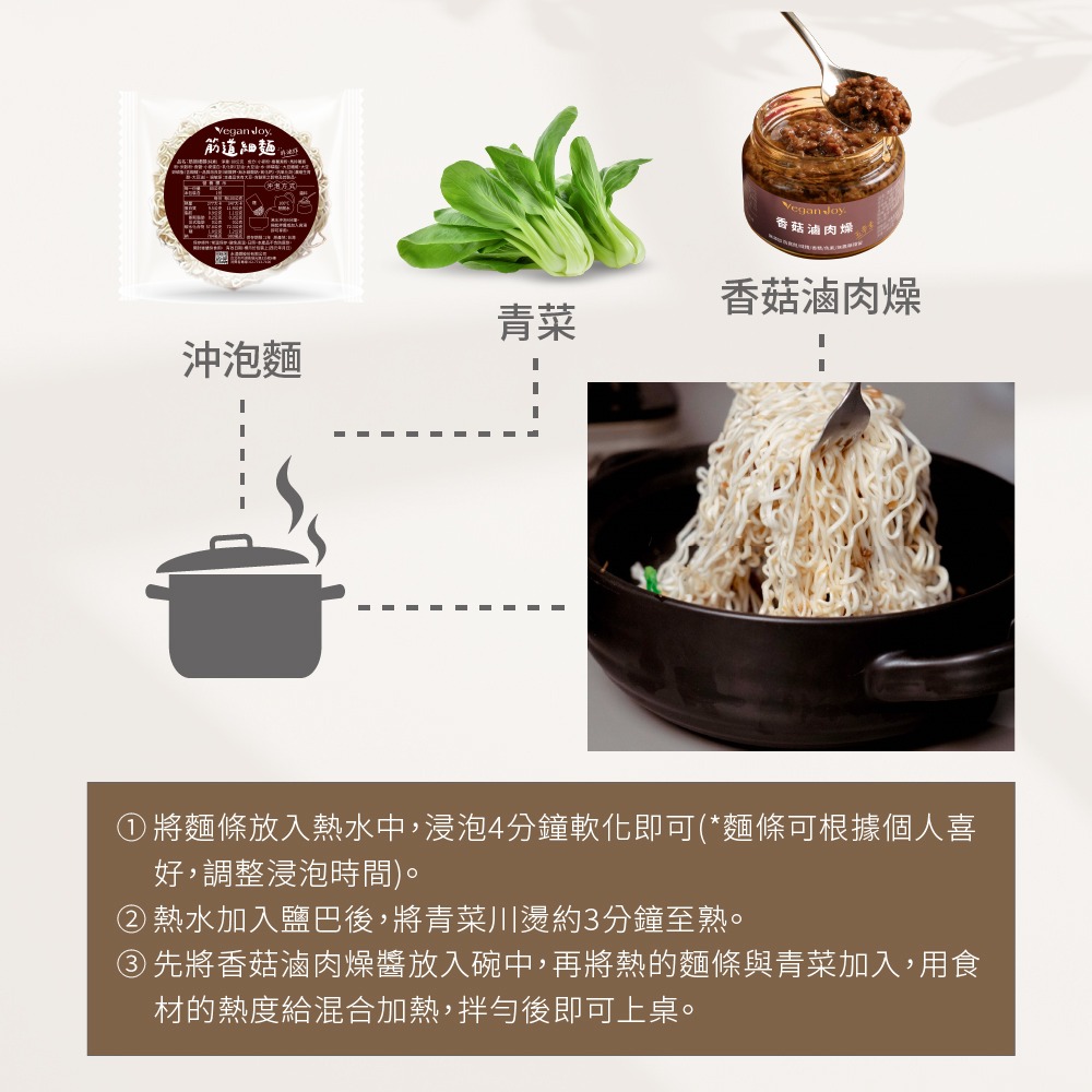 【VeganJoy】香菇滷肉燥125g｜五辛素-細節圖4