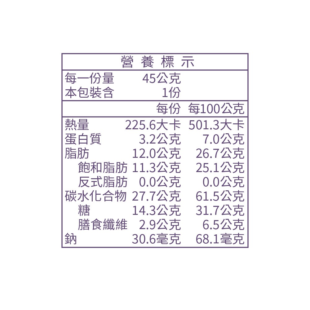 【VeganJoy】可可脆脆45g買二送二 ｜高膳食纖維｜純素-細節圖3