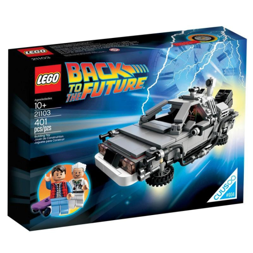 『 LEGO MANIA 』樂高 LEGO IDEA 絕版 21103 回到未來 DeLorean 時光車