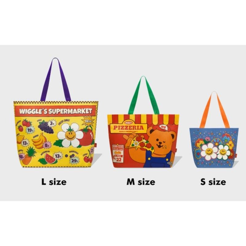 🌈pumotwo korea預購🌈wigglewiggle 新款購物袋-細節圖2
