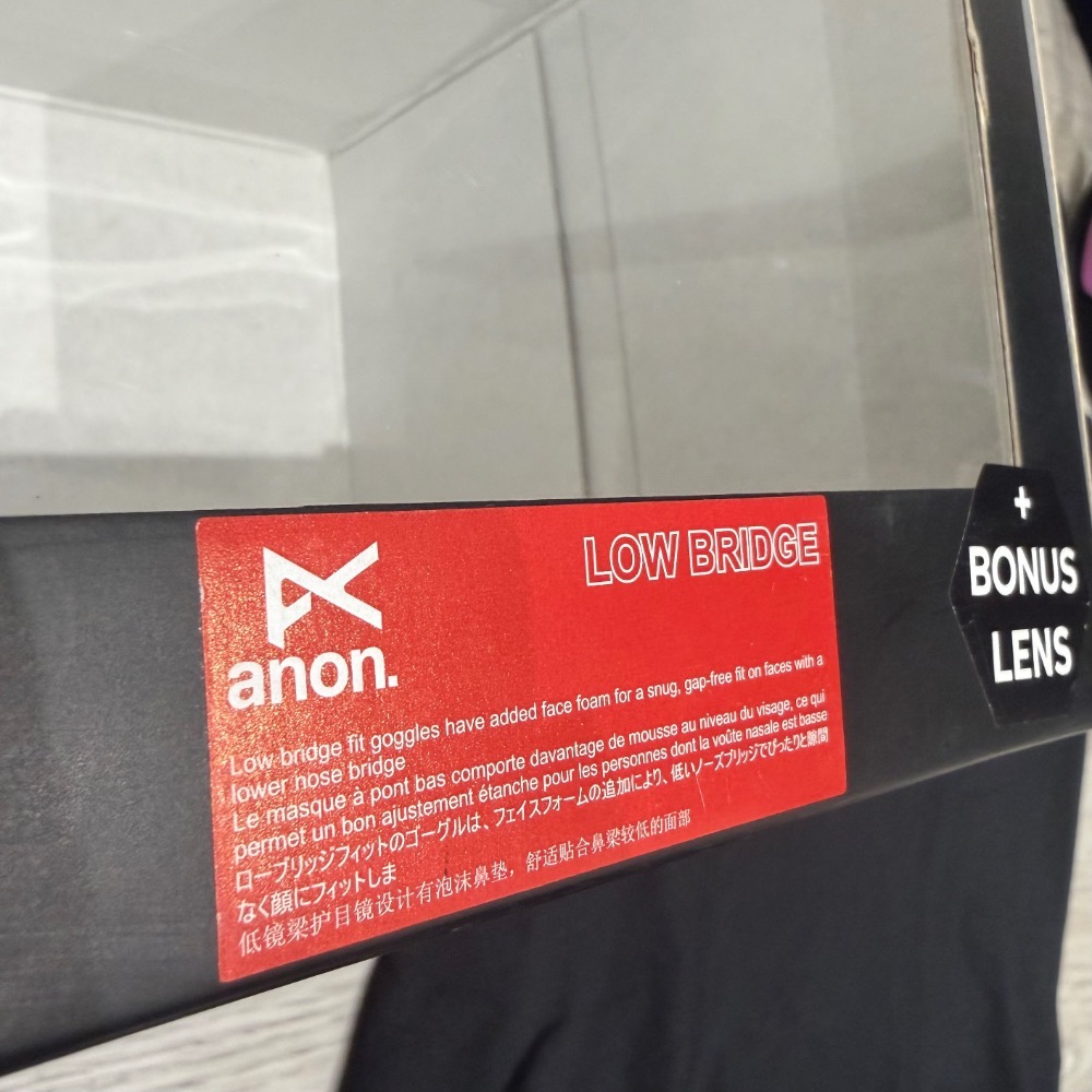 【anon】原廠M4S 雪鏡 LOW BRIDGE 附2鏡片 MFI面罩 雪物嚴選-細節圖9