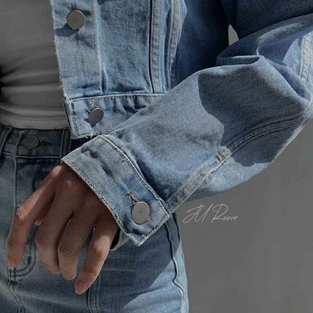 正韓牛仔外套/牛仔裙-細節圖4