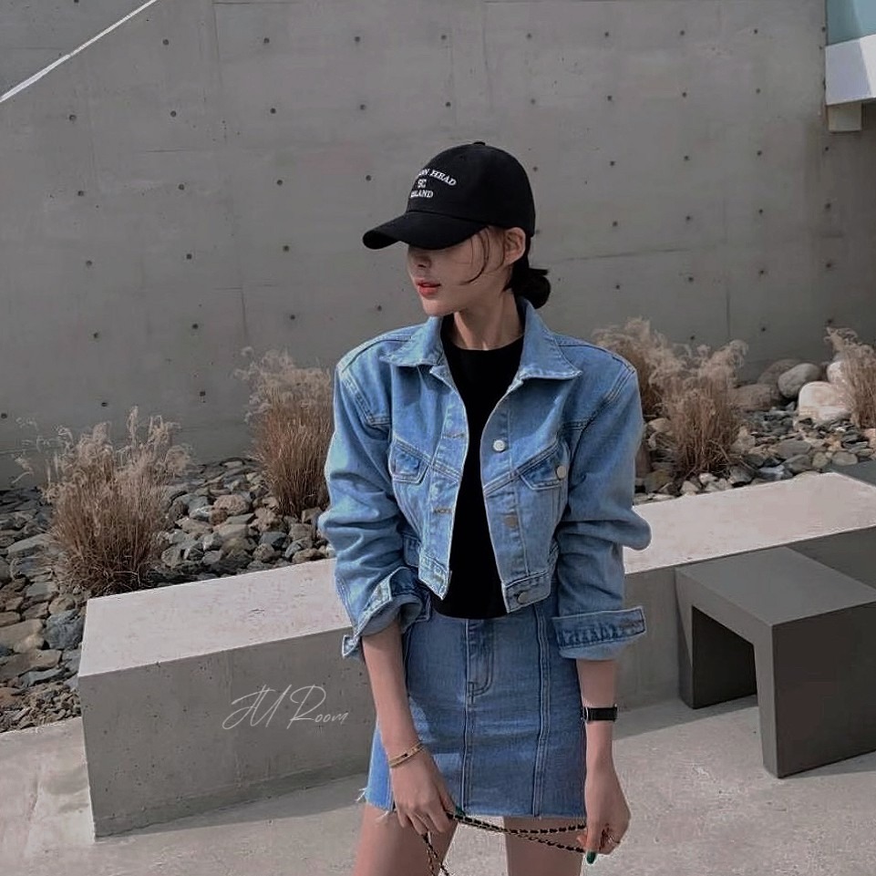 正韓牛仔外套/牛仔裙-細節圖5