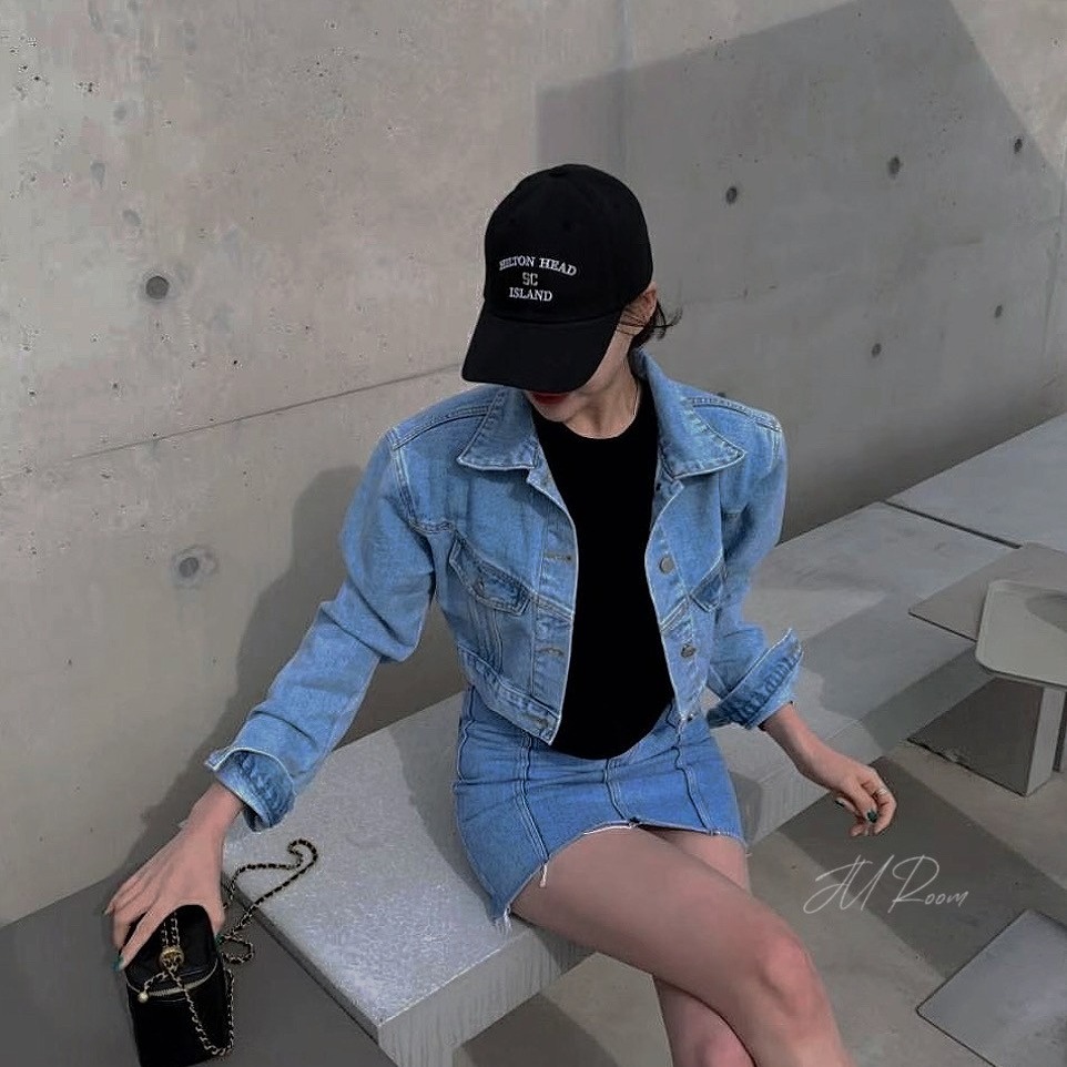 正韓牛仔外套/牛仔裙-細節圖6