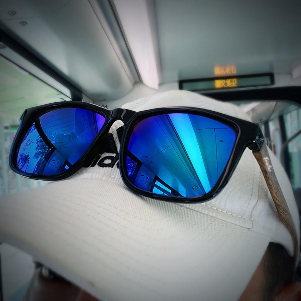 『工業安全網』復古造型木紋版材類名牌UV400偏光墨鏡時尚潮流男女適戴不挑臉型網紅愛用UV400台灣製造MIT超殺優惠-細節圖5