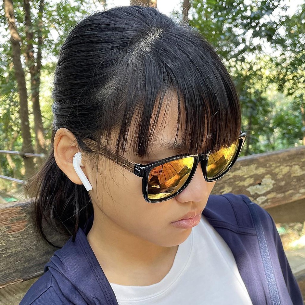 『工業安全網』復古造型木紋版材類名牌UV400偏光墨鏡時尚潮流男女適戴不挑臉型網紅愛用UV400台灣製造MIT超殺優惠-細節圖7