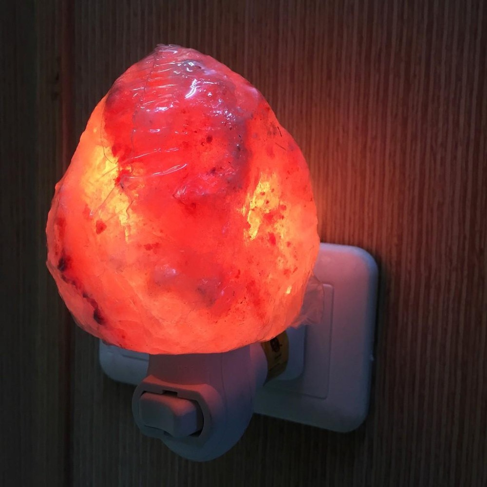 『工業安全網』喜馬拉雅山 玫瑰岩鹽 水晶鹽燈 臥室浴室露營帳篷 小夜燈 床頭 小壁燈 鹽晶燈 暖光助睡眠 巴基斯坦原礦-細節圖6
