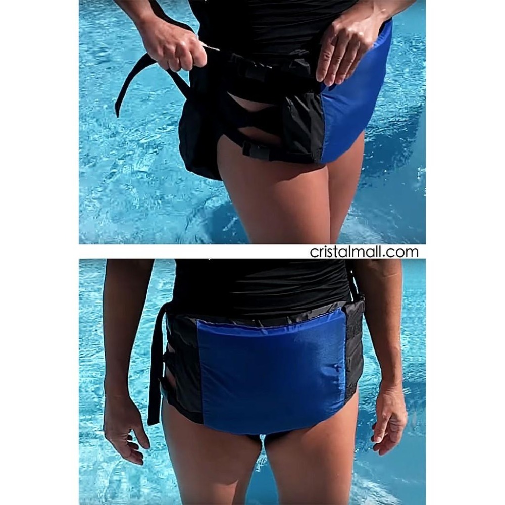 【限時特惠】AQUA BEAR水中漂浮褲水上休閒用品夏季必備滑水道漂漂河浮潛載具釣魚玩水輔具漂浮衣浮力衣泛舟非救生衣浮板-細節圖5