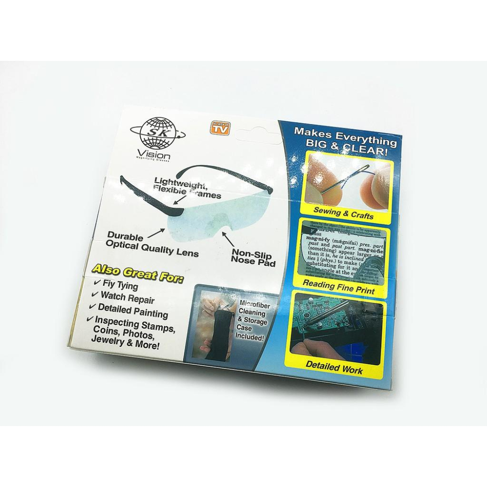 (工業安全網)眼鏡式放大鏡日常生活工作好幫手可放大1.6倍 雕刻 接睫毛 睫毛 美甲 美睫 老花眼鏡可參考-細節圖9