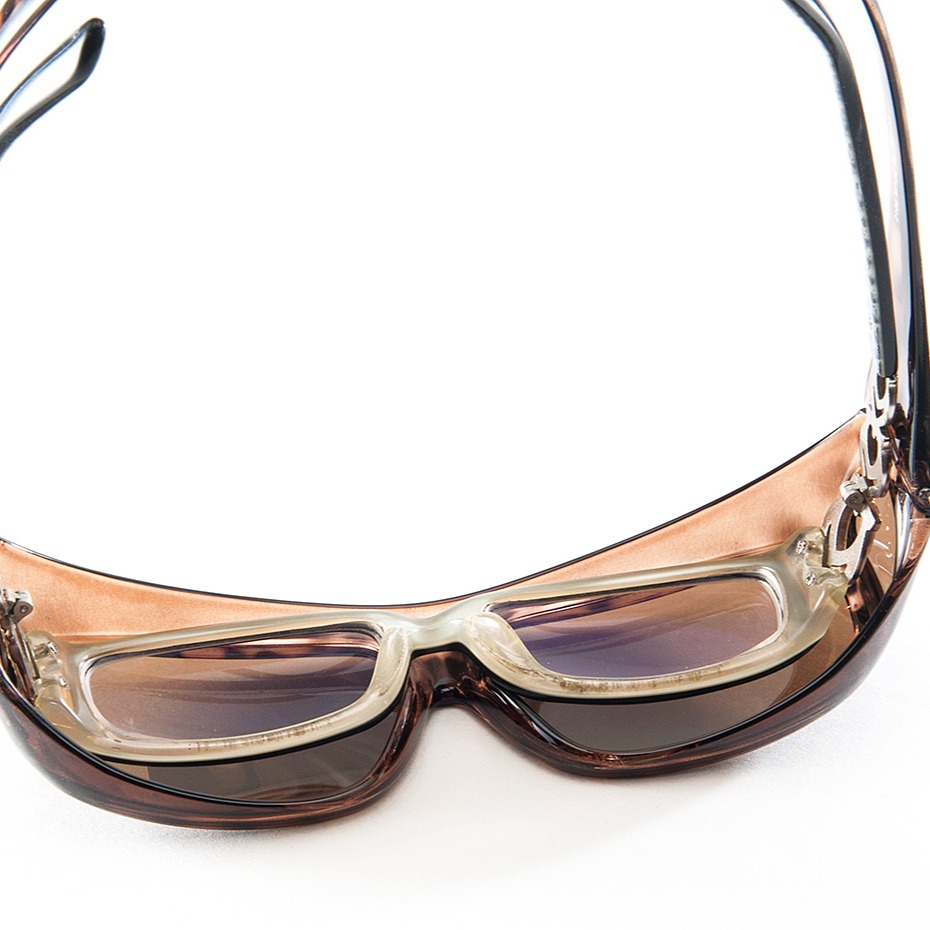 『工業安全網』好運成雙太陽眼鏡兩付UV400套鏡388特價商品區 最流行最實用偏光包覆式套鏡墨鏡男女通用台灣製造-細節圖5