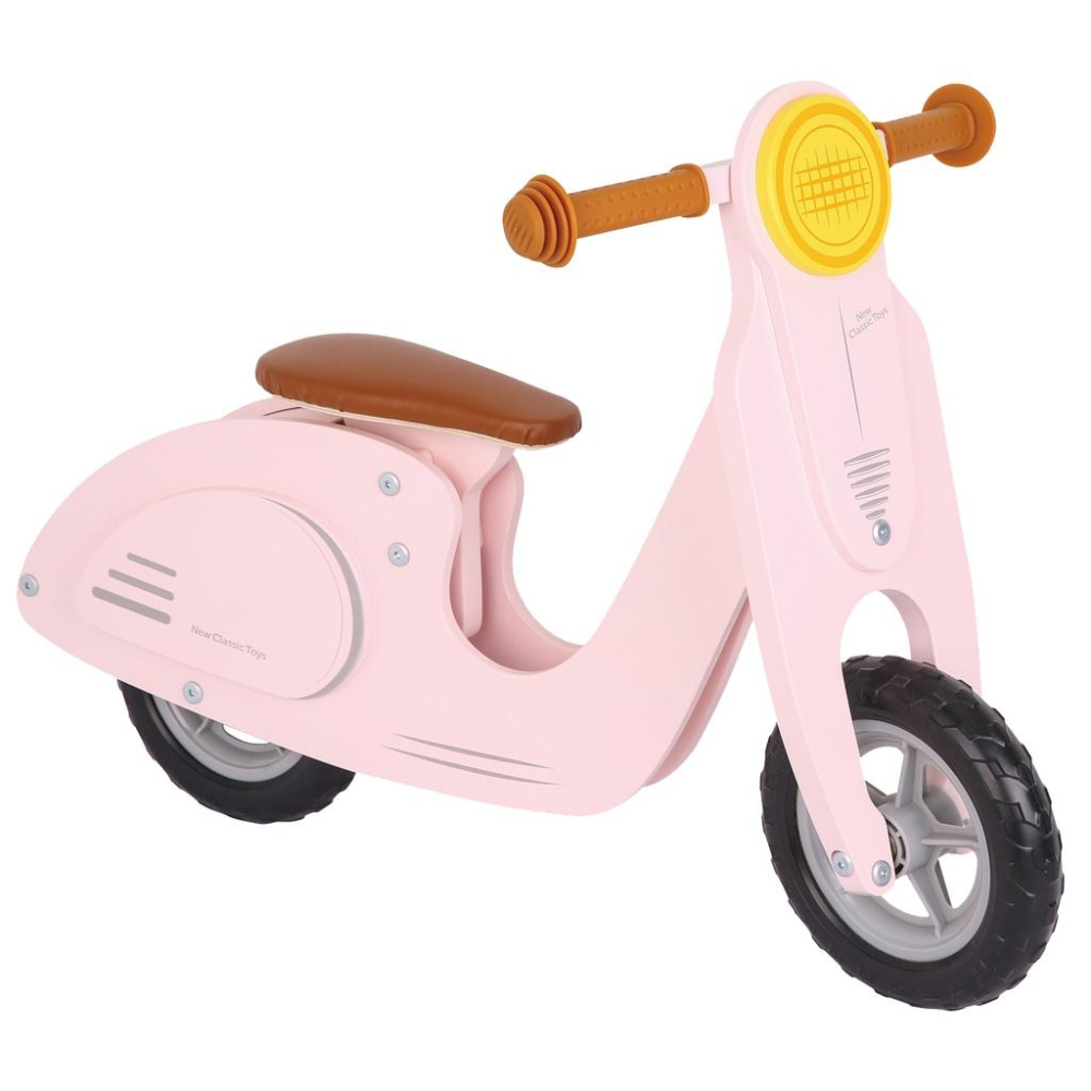 荷蘭New Classic Toys木製平衡滑步車/學步車 - 草莓牛奶 - 11431 幼兒滑步車 平衡車 滑步 木製-細節圖2