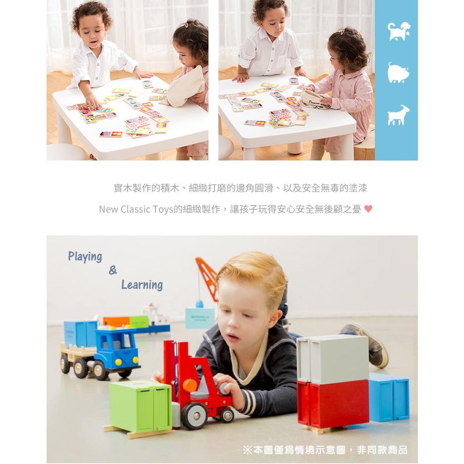 荷蘭 New Classic Toys 幼兒認知記憶積木-動物樂園-10835 拼圖玩具/記憶遊戲/木製玩具/認知拼圖-細節圖6