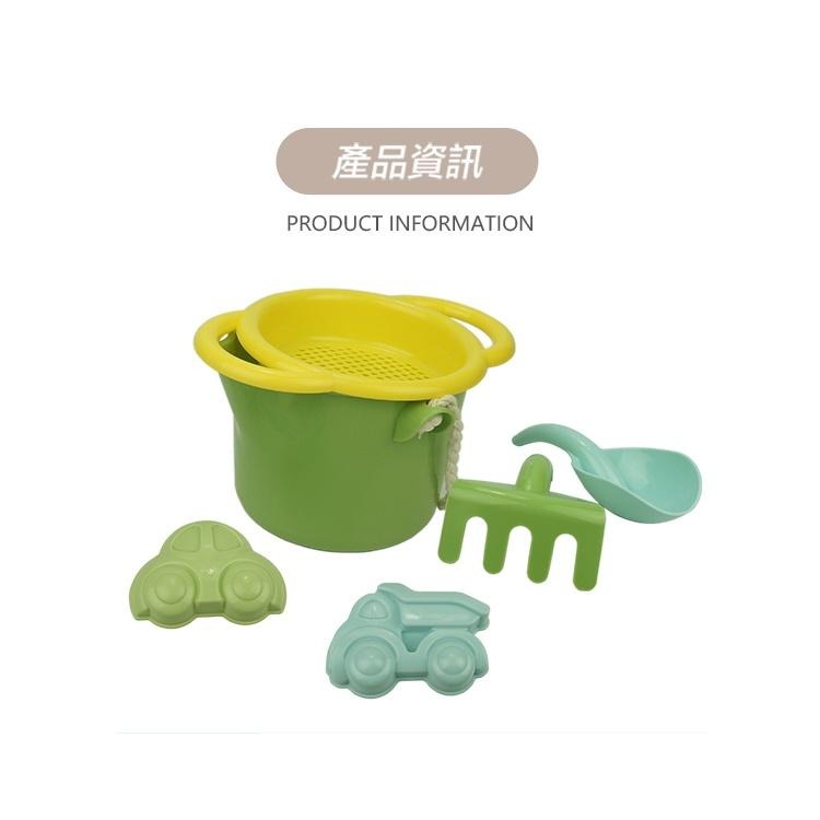 瑞典Viking toys踩不壞/不刮手的維京玩具-Ecoline夏日沙灘玩沙工具5件組-可愛車車 20-82040-細節圖8