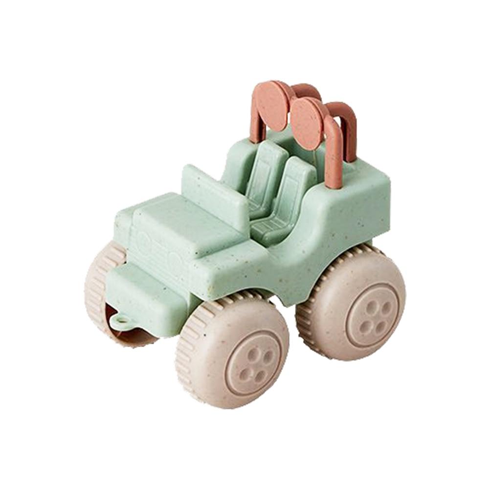 瑞典Viking toys踩不壞/不刮手的維京玩具-莫蘭迪色系薄荷可可-越野吉普車 #車車玩具#沙灘玩具-細節圖2