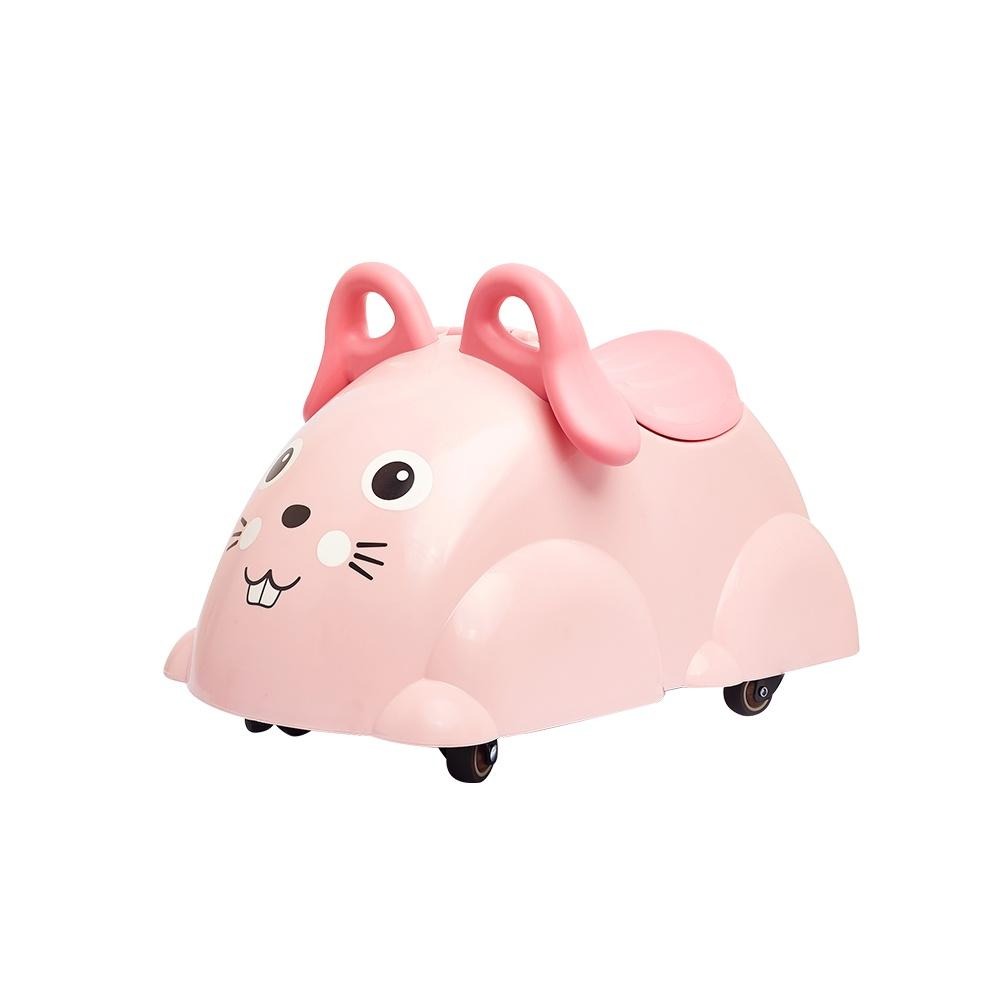 瑞典Viking toys踩不壞/不刮手的維京玩具-學步嚕嚕車 - 可愛小兔子 1975 滑步車/學步車-細節圖2