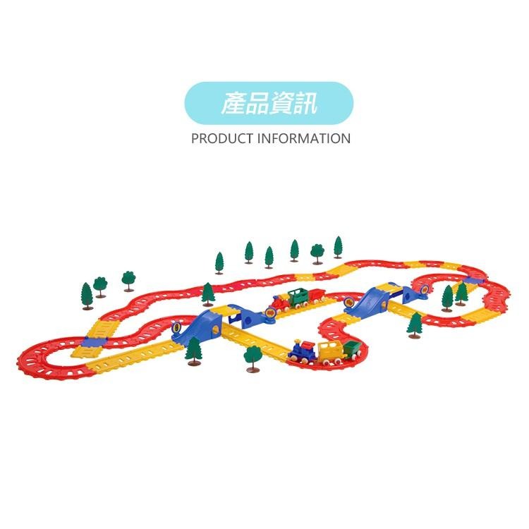 瑞典Viking toys踩不壞/不刮手的維京玩具-City車車樂園系列-森林城市搬運列車豪華組 (100pcs)-細節圖8