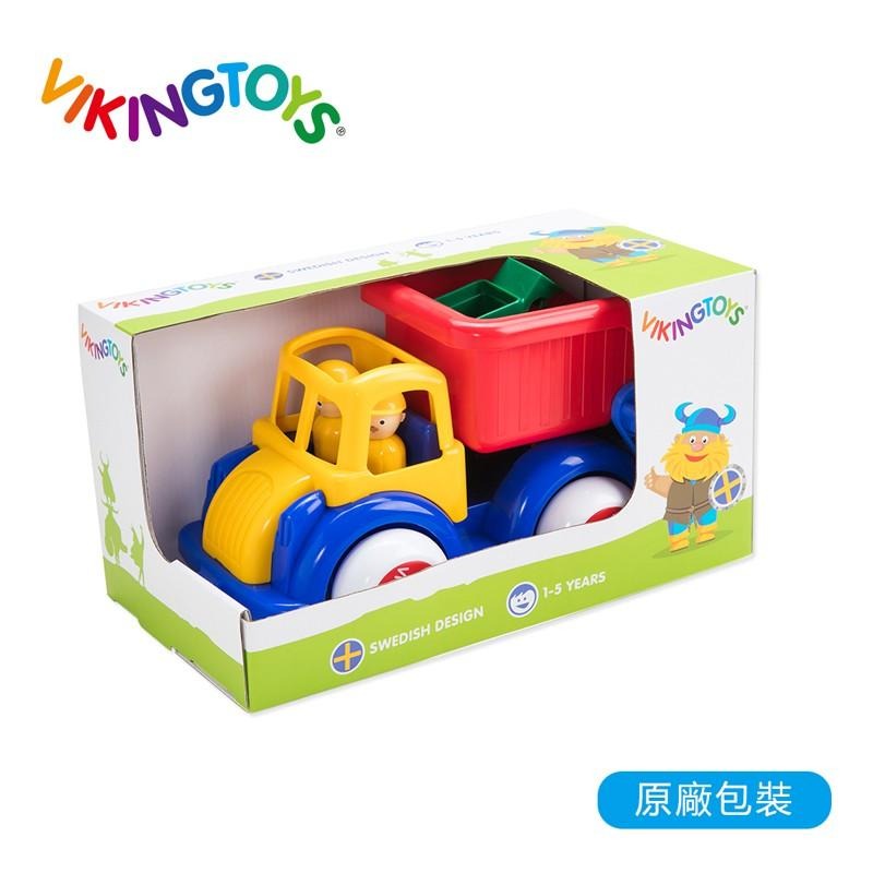 瑞典Viking toys踩不壞/不刮手的維京玩具-Jumbo艾力斯回收車(含2隻人偶)-28cm #沙灘玩具#認知玩具-細節圖2