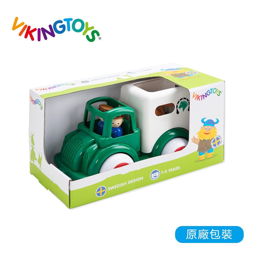 瑞典Viking toys踩不壞/不刮手的維京玩具-Jumbo德克小馬車(含1隻人偶2隻馬)-25cm #車車 #馬車-細節圖2