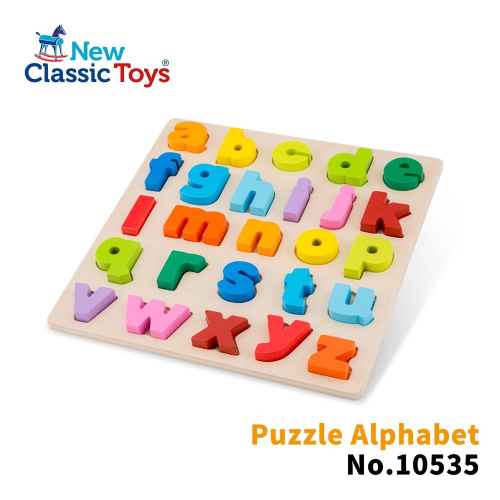 荷蘭New Classic Toys幼兒英文字母配對拼圖-小寫字母 - 10535 木製玩具 拼圖 英文字母學習