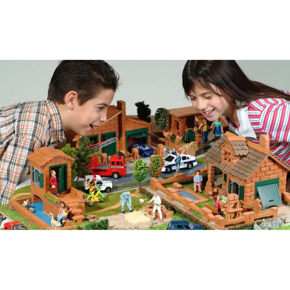 🔥🔥德國teifoc 益智磚塊建築玩具(基礎新手款)-$590起 免運 適合3+孩童 親子同樂 真實磚塊蓋房子 聖誕禮物-細節圖3