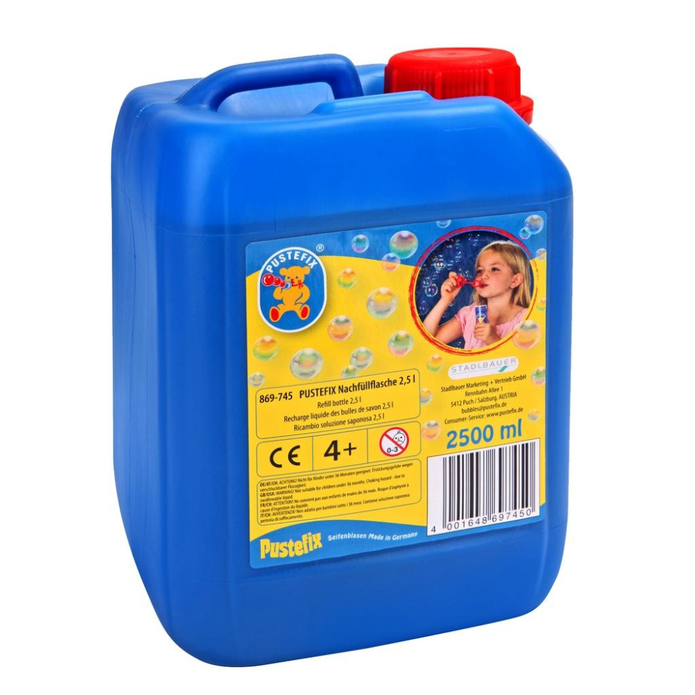 德國Pustefix 魔法泡泡補充液(2500ml) 869-745 /泡泡相機 /吹泡泡 /泡泡水/泡泡槍/無毒泡泡-細節圖2