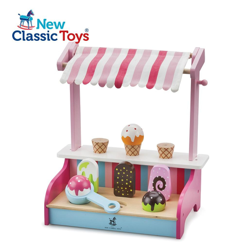 荷蘭 New Classic Toys 繽紛冰淇淋小舖 - 11073 #木製玩具 #家家酒 #切切樂