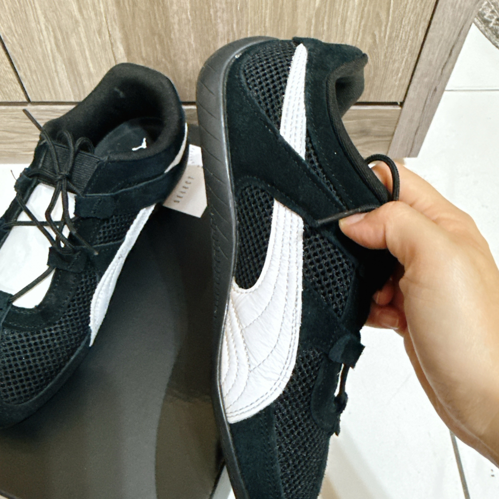二手九成新 黑 PUMA 女 SPEEDCAT GO WNS 賽車鞋 23.5cm-細節圖3