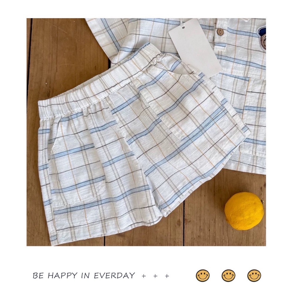 EB 百搭格紋對衫二件組-細節圖3