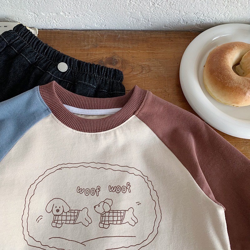 EB 韓版純棉長袖拼色打底衫（春秋款）-細節圖2