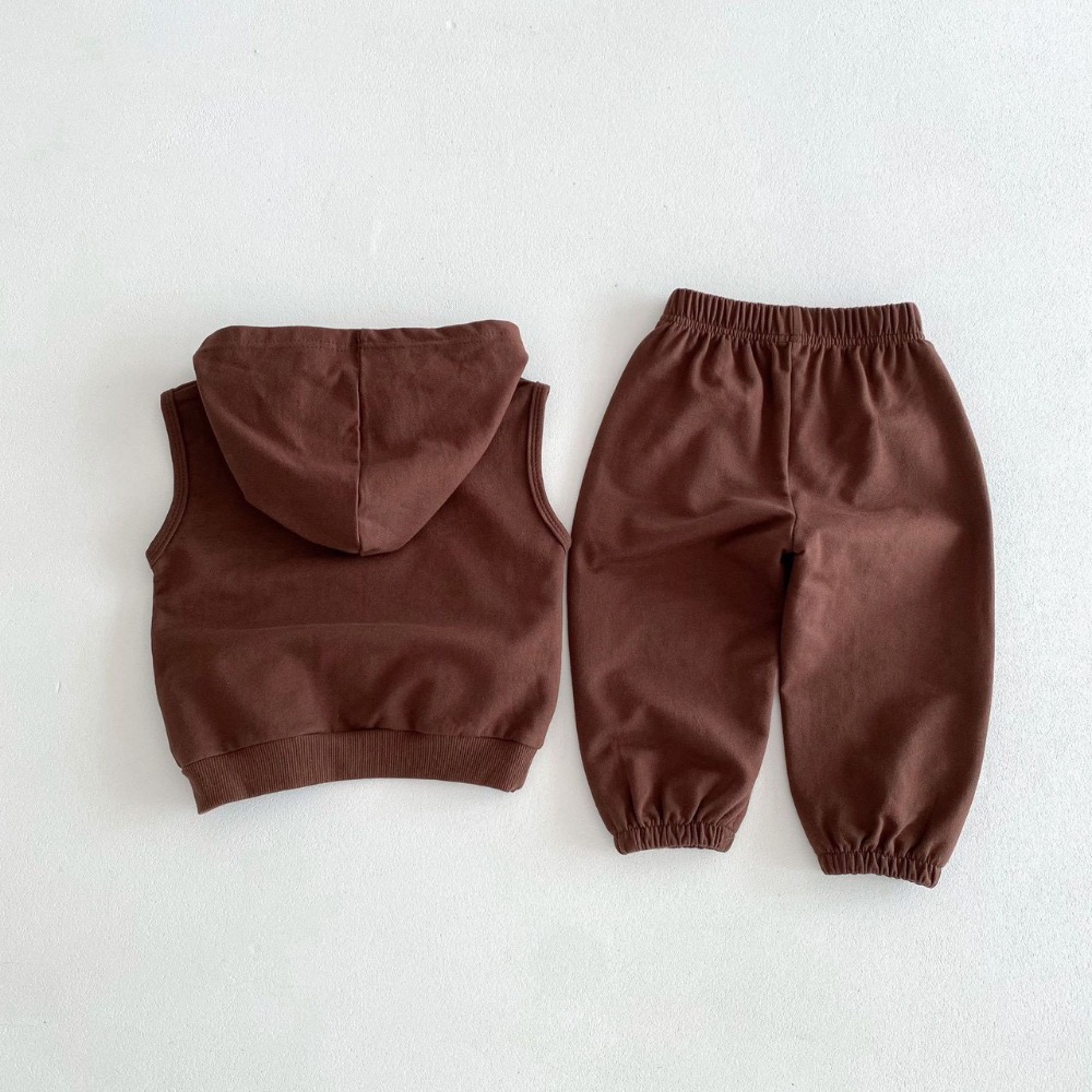 EB 韓版cone無袖馬甲長褲兩件事-細節圖4