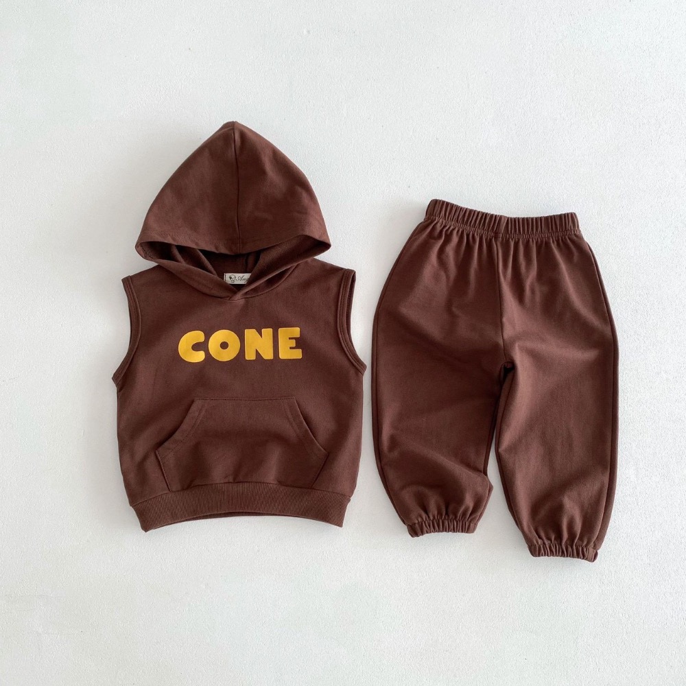 EB 韓版cone無袖馬甲長褲兩件事-規格圖7