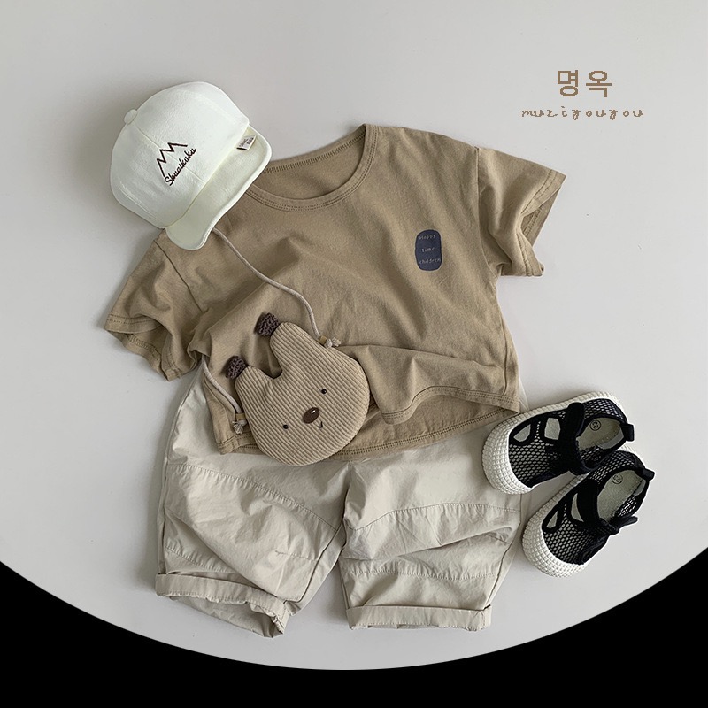 EB 韓版森系男童短T恤-細節圖2