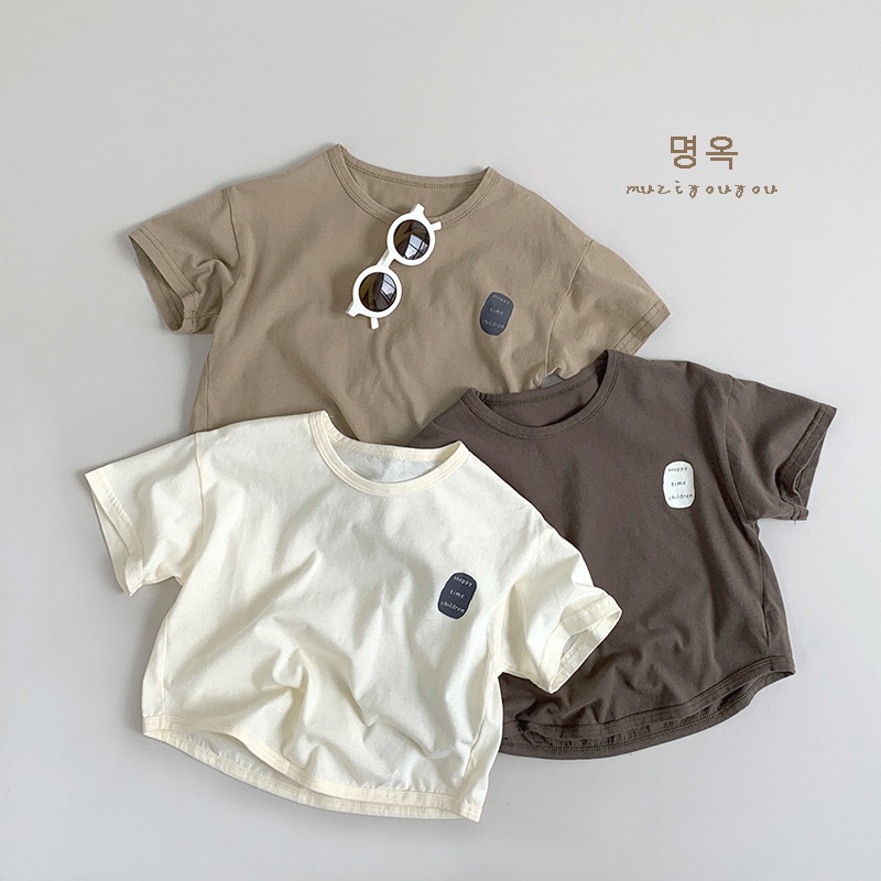 EB 韓版森系男童短T恤-細節圖3