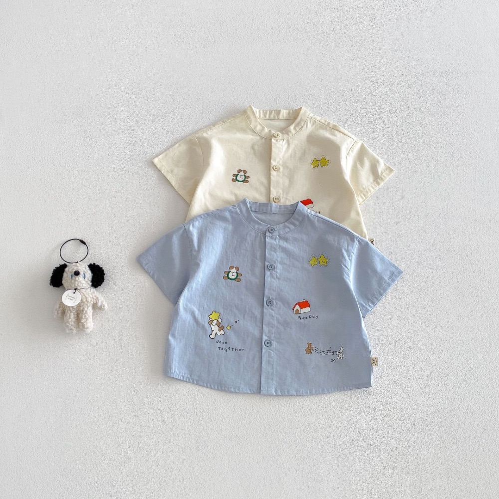 韓版印花卡通衫休閒寬褲-細節圖3