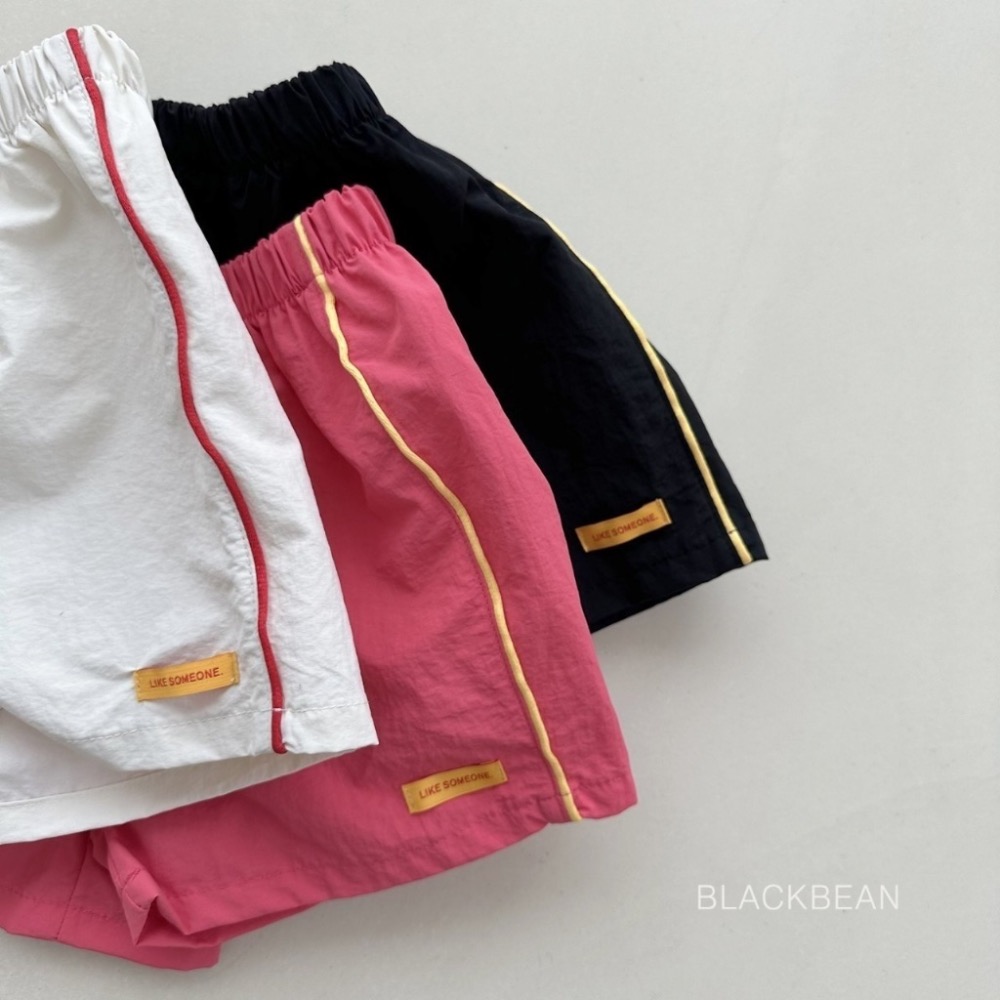 韓國🇰🇷BLACKBEAN 小標側線短褲(BS-BM/S-XL)-細節圖2