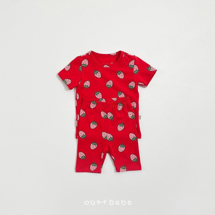 韓國🇰🇷Oott Bebe草莓服-細節圖2