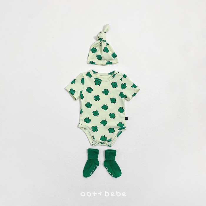 韓國🇰🇷oottbebe快樂朋友包屁衣-細節圖2