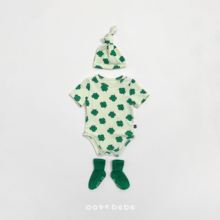 韓國🇰🇷oottbebe快樂朋友包屁衣-規格圖4