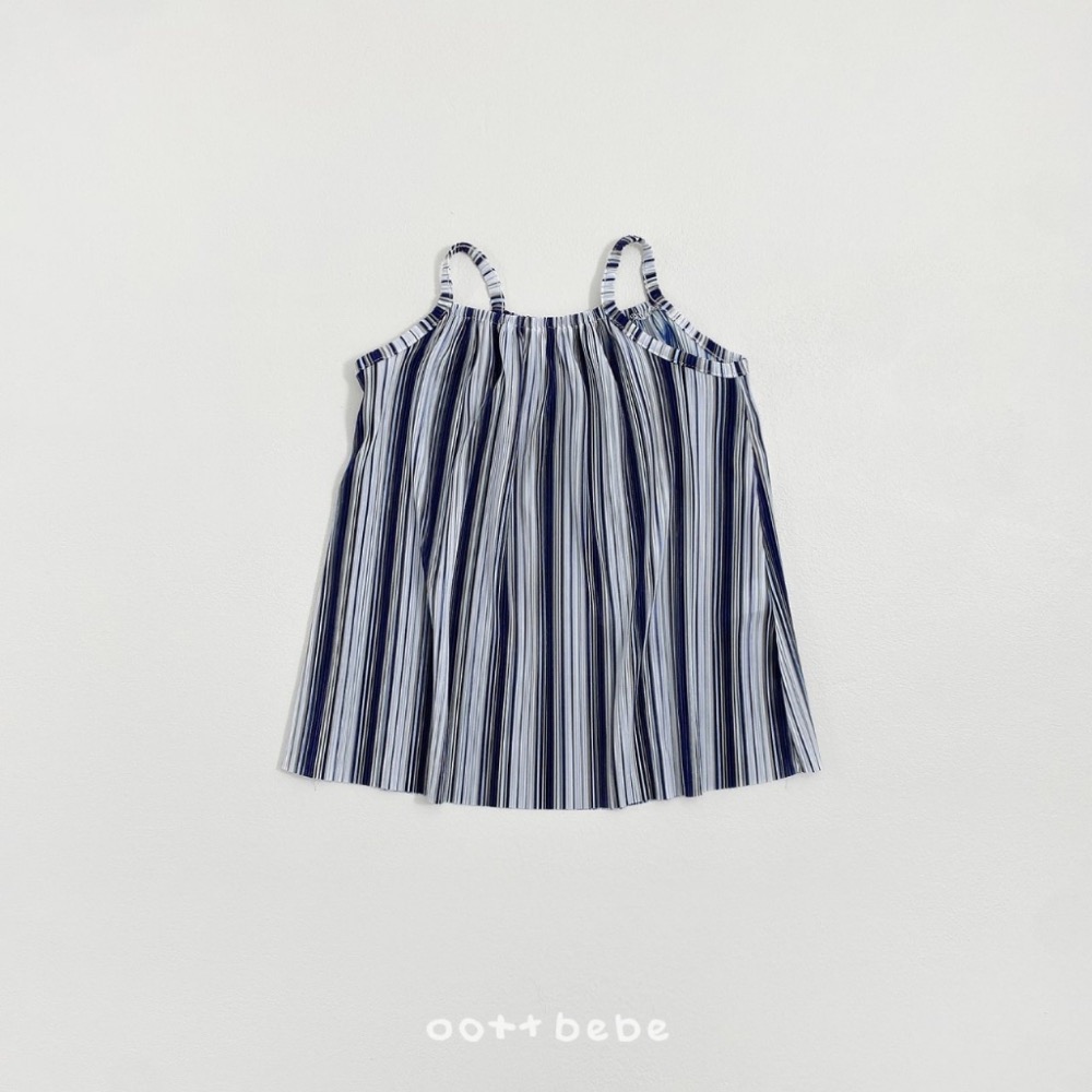 韓國🇰🇷OOTTBEBE 海洋百褶吊帶裙-規格圖4