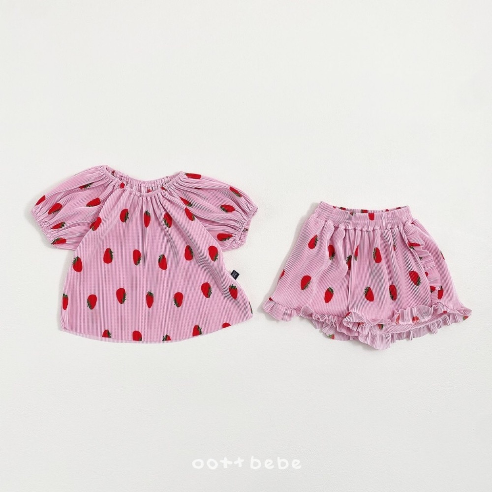 韓國🇰🇷oottbebe 甜莓百褶裙套裝-規格圖6