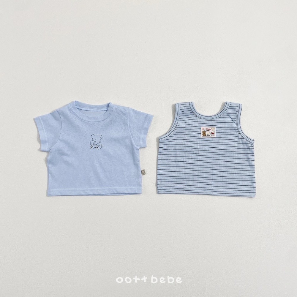 韓國🇰🇷OOTTBEBE 繽紛雪酪上衣二件組-規格圖6