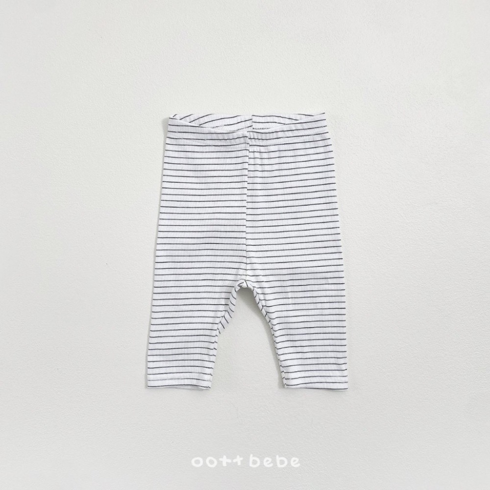 韓國🇰🇷OOTTBEBE 條紋小標內搭褲-規格圖6
