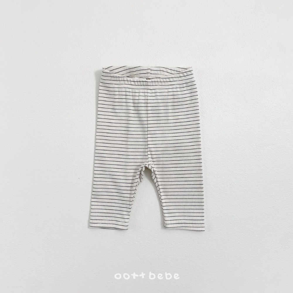 韓國🇰🇷OOTTBEBE 條紋小標內搭褲-規格圖6