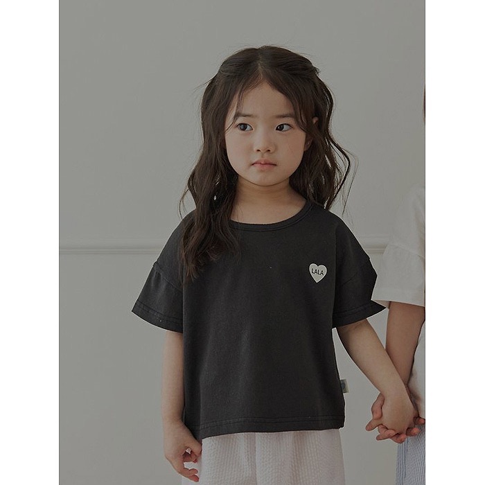 韓國🇰🇷LaLaLand 愛心標T恤-細節圖3