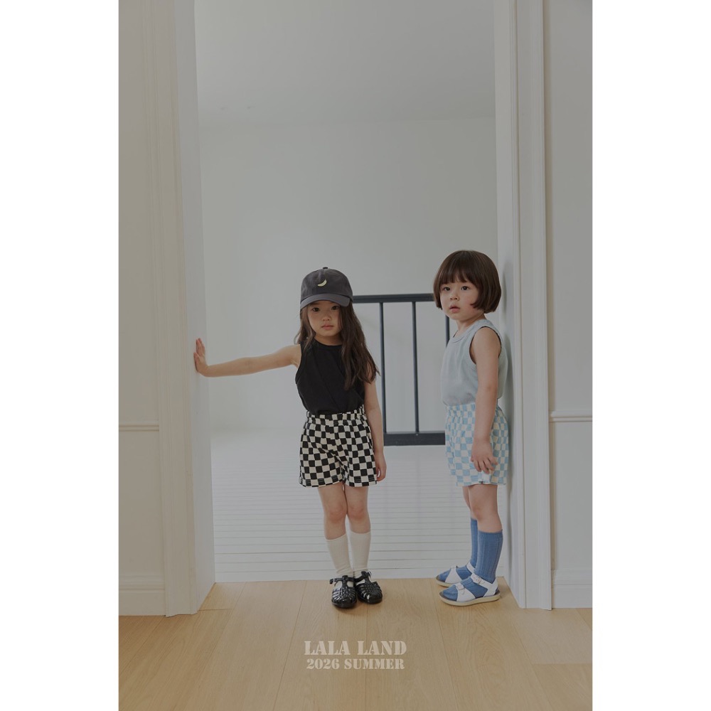 韓國🇰🇷LaLaLand 方格口袋拼接褲-細節圖6