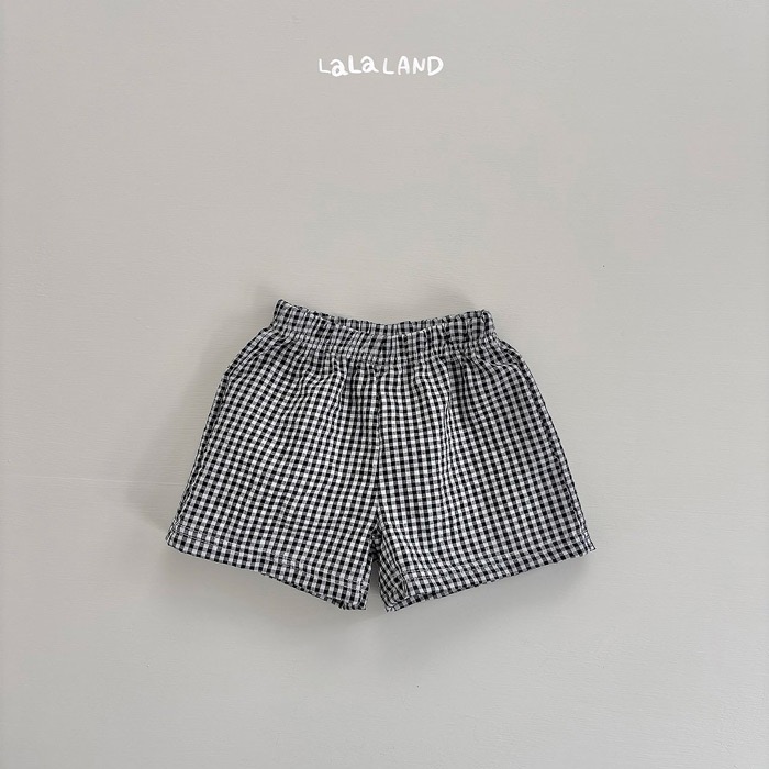 韓國🇰🇷LaLaLand 格紋短褲-規格圖5