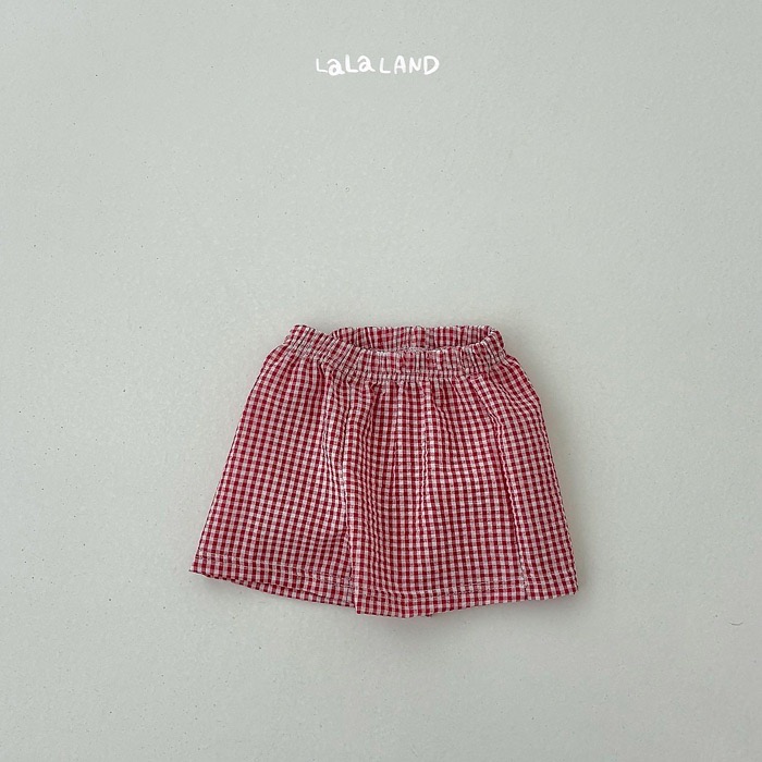 韓國🇰🇷LaLaLand 格紋短褲-規格圖5